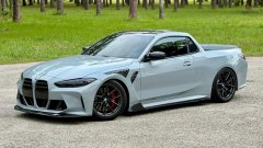 BMW M4 trasformata in pick-up: il progetto DinMann