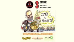 "Ciapa la moneta", l'evento benefico da Ciapa la moto sabato 3 ottobre
