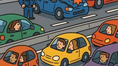Effetto curioso: l'incidente è verso Nord, la coda è verso Sud
