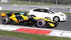 F1 vs Toyota Prius a motori invertiti: la sfida virtuale al Fuji Speedway