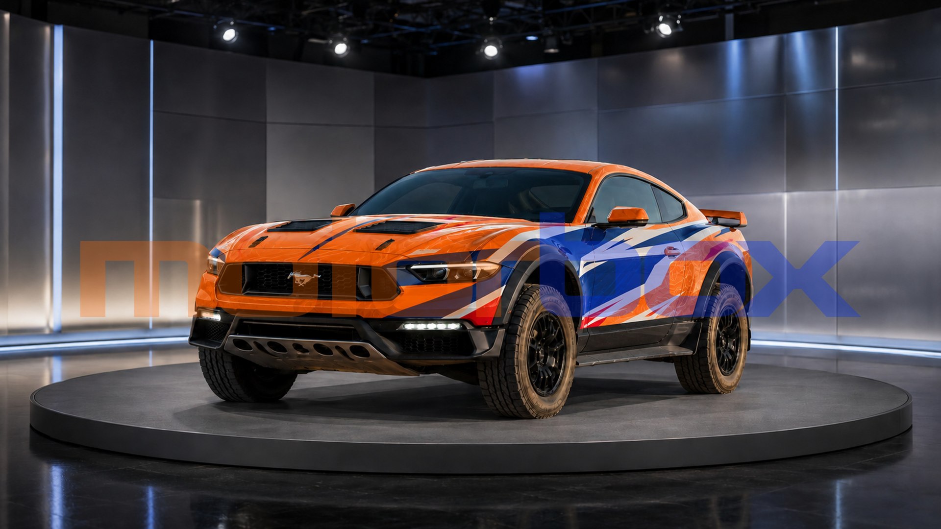 Una Mustang Baja con design rally e trazione integrale, in fase di sviluppo