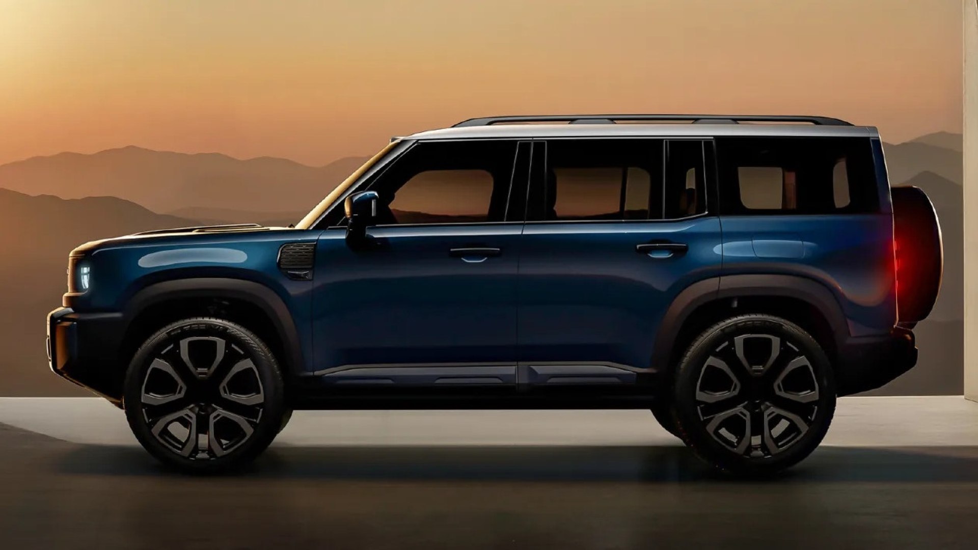 Geely Battleship 700, il SUV cinese che galleggia grazie a due eliche