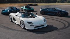 Video Hypercar: Rimac, Koenigsegg e Singer in pista