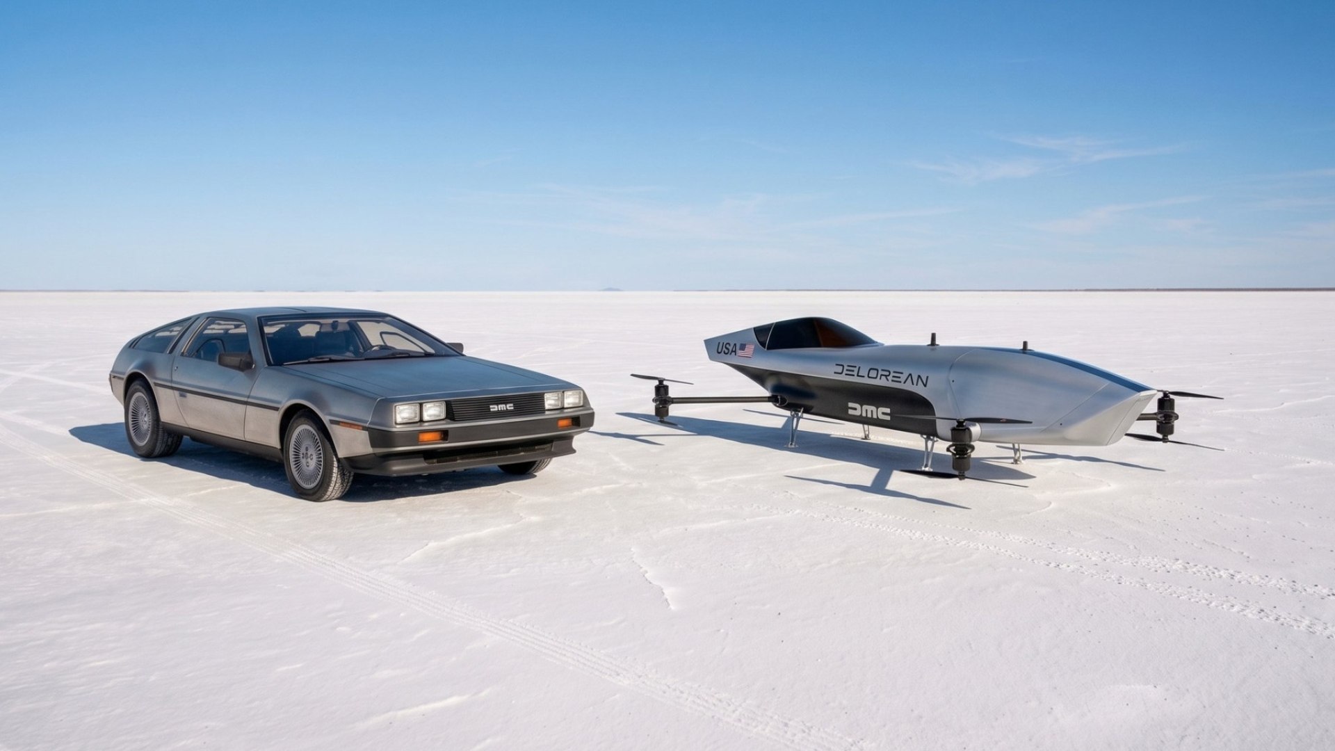 DeLorean si prepara a volare in gara: debutto nel motorsport delle auto volanti