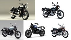Triumph T40 contro GB350S, Bantam, Bullet e W230, la sfida dei numeri