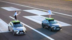 Tennis giocato sul tetto di due Lexus: il video del record