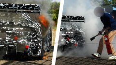 Mercedes-AMG GT Black Series: il prototipo infiamma il Nurburgring. Letteralmente