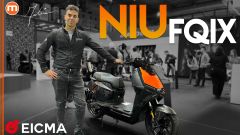 Foto e video NIU FQiX: scooter elettrico cinese con nuovo design