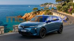 Nuova Lancia Gamma: rendering a partire dalle foto spia