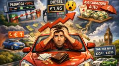 Pedaggi, accise Diesel, listini prezzi auto... Top 5 brutte notizie 2026
