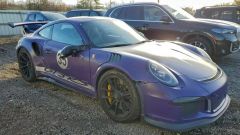 Porsche 911 GT3 RS 991.1 incidentata: supercar all&rsquo;asta Copart