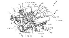 Porsche W12: il brevetto del nuovo motore con tre bancate 