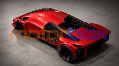 Rendering: la Ferrari "impossibile" nascosta in un brevetto