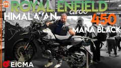 Royal Enfield Himalayan 450 Mana Black 2026 a EICMA 2025. Video