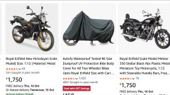 Royal Enfield: in India moto in vendita su Amazon