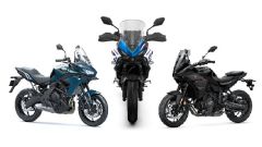 Suzuki SV-7GX vs Kawasaki Versys 650 vs Yamaha Tracer 7