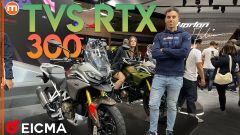 TVS RTX 300 2026, la piccola globetrotter in video da EICMA 2025