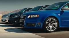 Video: drag race tra Audi, BMW e Mercedes V8, più una Volkswagen
