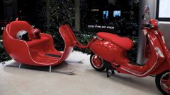 Vespa Primavera RED diventa slitta di Babbo Natale