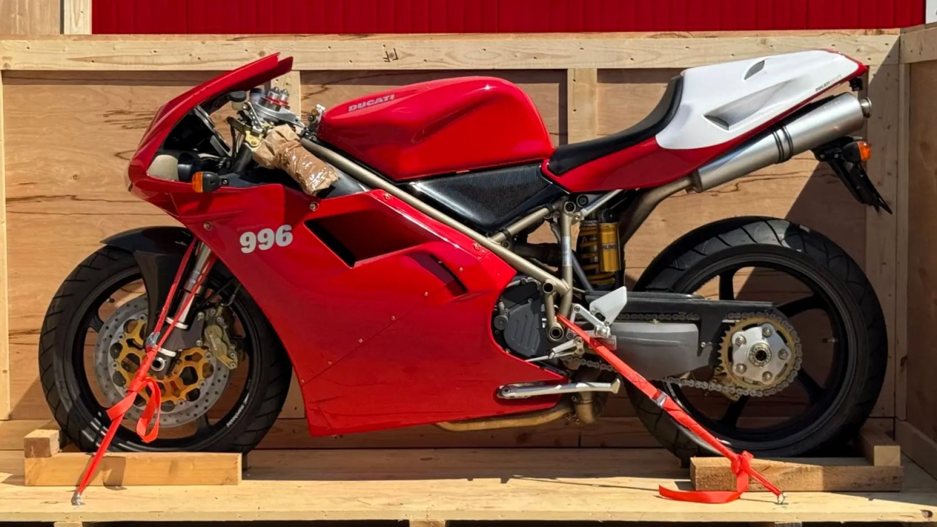 Rarissima Ducati 996 SPS del 1999 nuova all'asta in Italia
