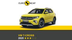 Volkswagen T-Cross: solo 3 stelle nei test EuroNCAP 2025