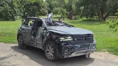 Volkswagen Touareg riparte dopo un attacco missilistico