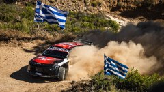 Lancia: weekend complicato sugli sterrati dell'Acropoli Rally Grecia