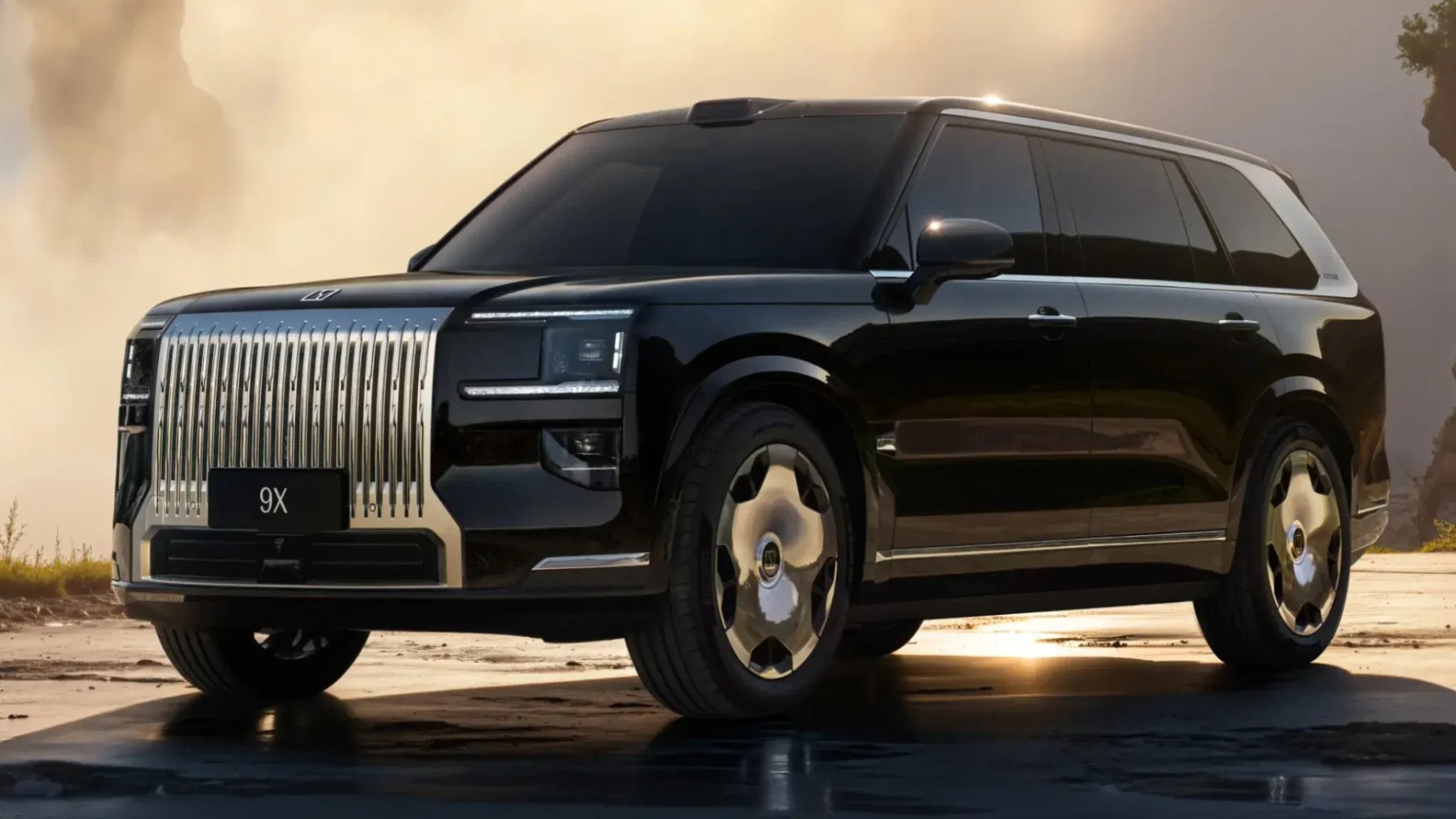 SUV ibrido Zeekr 9X in Europa con interni lussuosi e tecnologia avanzata