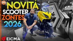 I nuovi scooter Zontes 2026 a EICMA 2025 in video